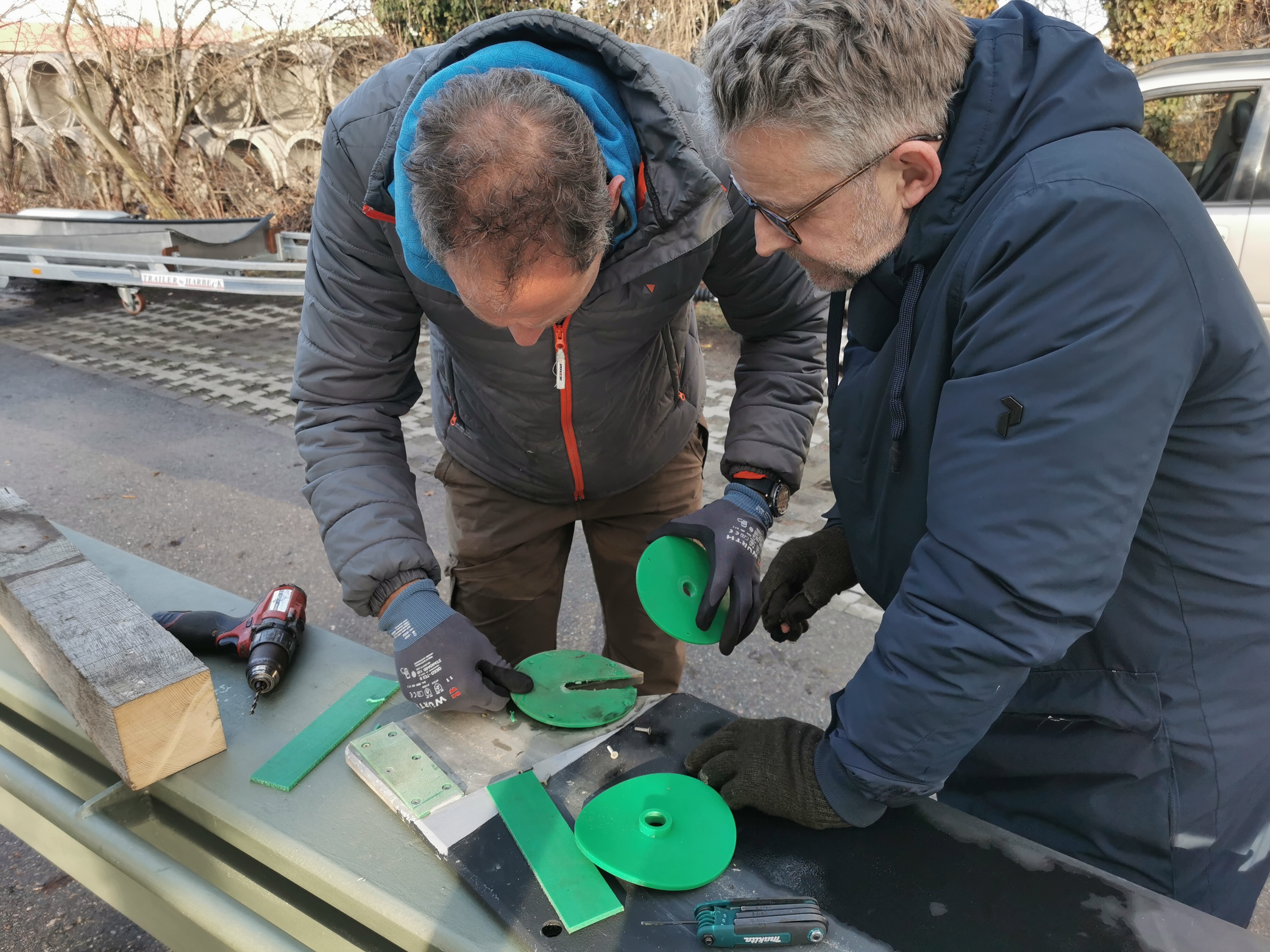 NACH DEM TRAINING IST VOR DEM RENNEN